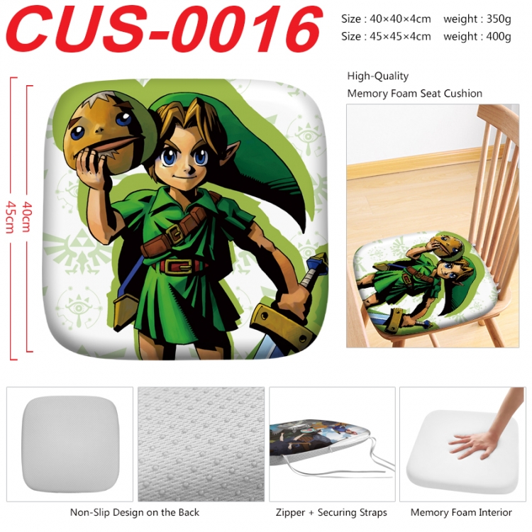 The Legend of Zelda Anime full-color pressure cushion 45x45x4cm CUS-0016