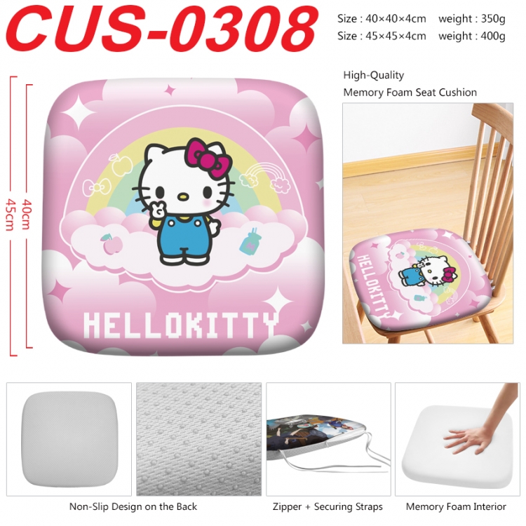 sanrio Anime full-color pressure cushion 45x45x4cm CUS-0308