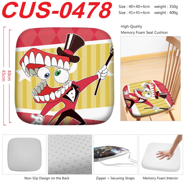 The Amazing Digital Circus Anime full-color pressure cushion 45x45x4cm  CUS-0478