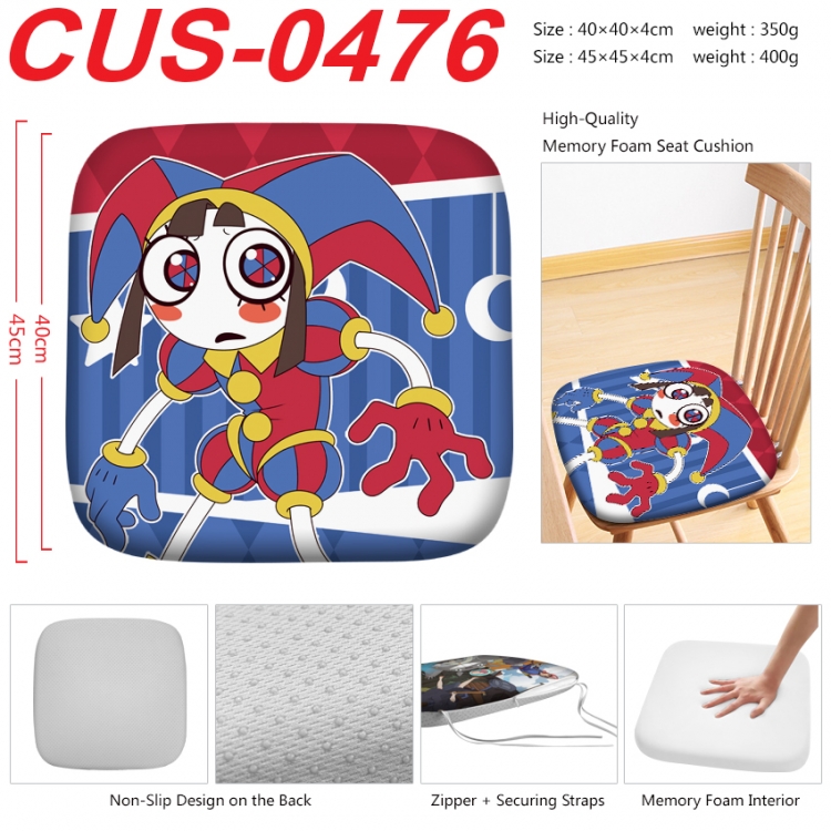 The Amazing Digital Circus Anime full-color pressure cushion 45x45x4cm  CUS-0476