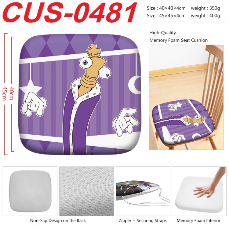 The Amazing Digital Circus Anime full-color pressure cushion 45x45x4cm  CUS-0481