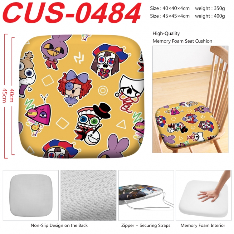 The Amazing Digital Circus Anime full-color pressure cushion 45x45x4cm  CUS-0484