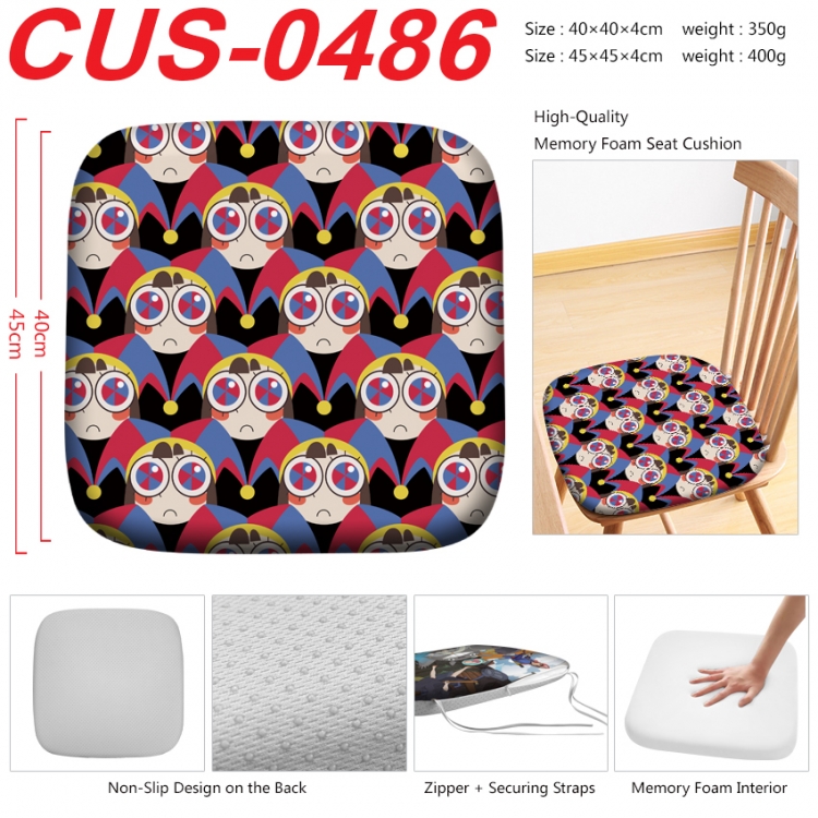 The Amazing Digital Circus Anime full-color pressure cushion 45x45x4cm  CUS-0486