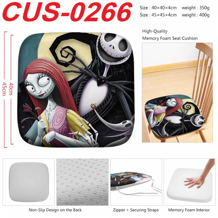 The Nightmare Before Christmas Anime full-color pressure cushion 45x45x4cm  CUS-0266