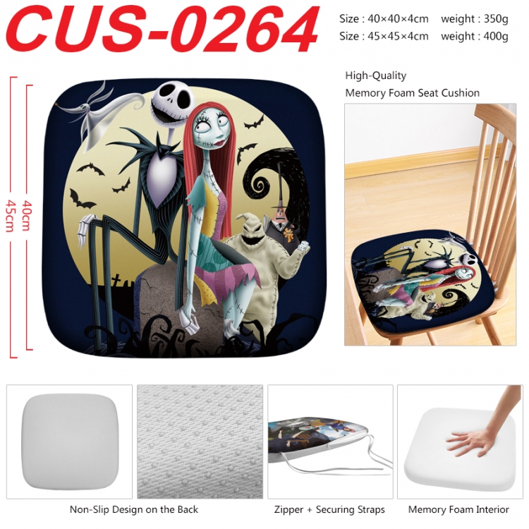 The Nightmare Before Christmas Anime full-color pressure cushion 45x45x4cm  CUS-0264