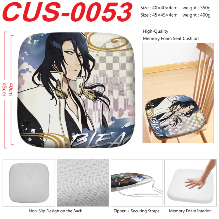 Bleach Anime full-color pressure cushion 45x45x4cm CUS-0053