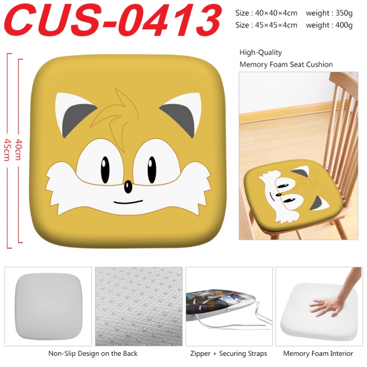 Sonic The Hedgehog  Anime full-color pressure cushion 45x45x4cm CUS-0413