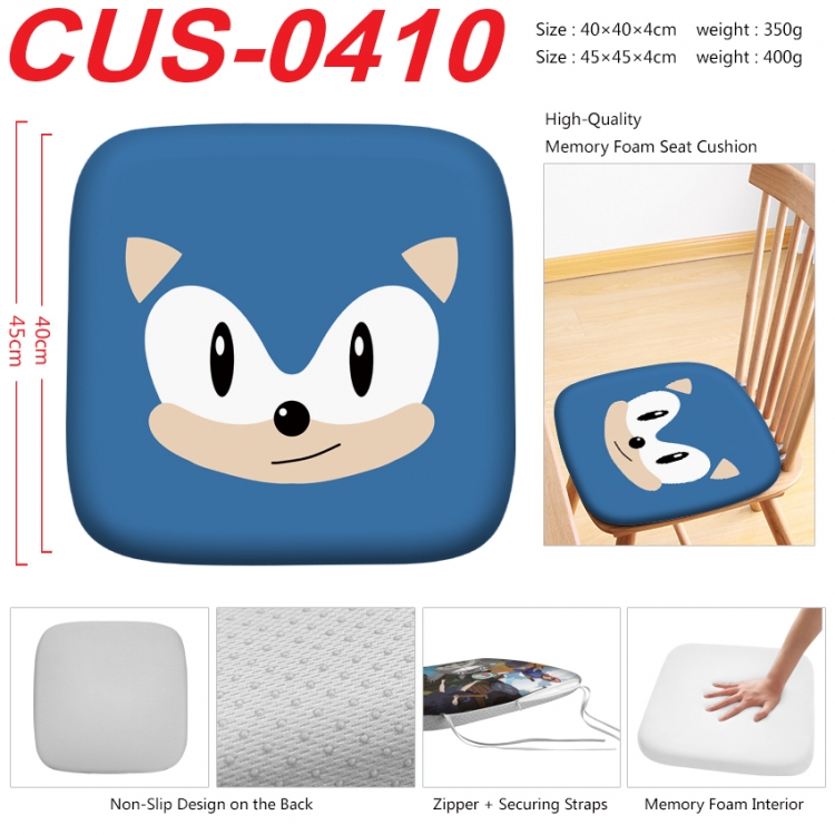 Sonic The Hedgehog  Anime full-color pressure cushion 45x45x4cm  CUS-0410