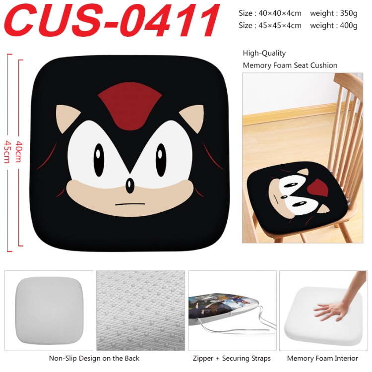 Sonic The Hedgehog  Anime full-color pressure cushion 45x45x4cm  CUS-0411