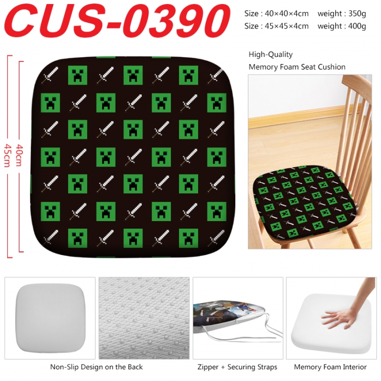 Minecraft Anime full-color pressure cushion 45x45x4cm CUS-0390