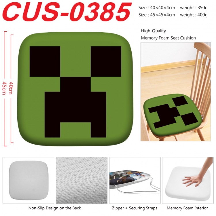 Minecraft Anime full-color pressure cushion 45x45x4cm  CUS-0385