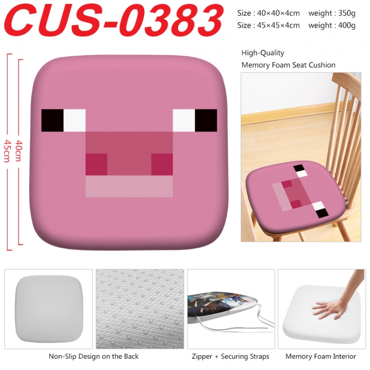 Minecraft Anime full-color pressure cushion 45x45x4cm  CUS-0383