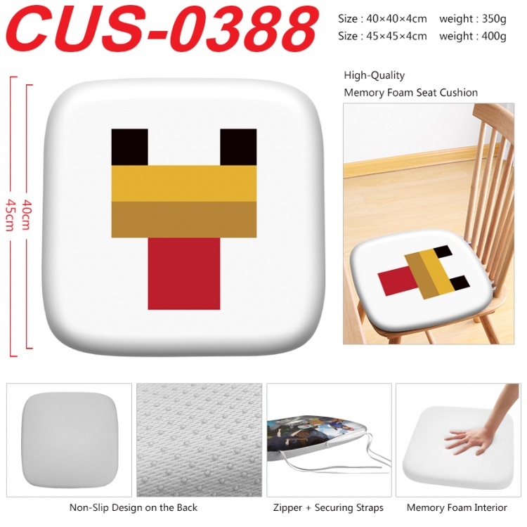 Minecraft Anime full-color pressure cushion 45x45x4cm  CUS-0388