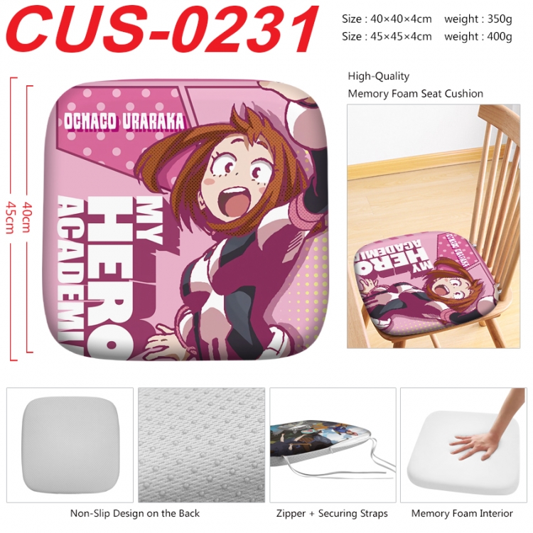 My Hero Academia Anime full-color pressure cushion 45x45x4cm CUS-0231