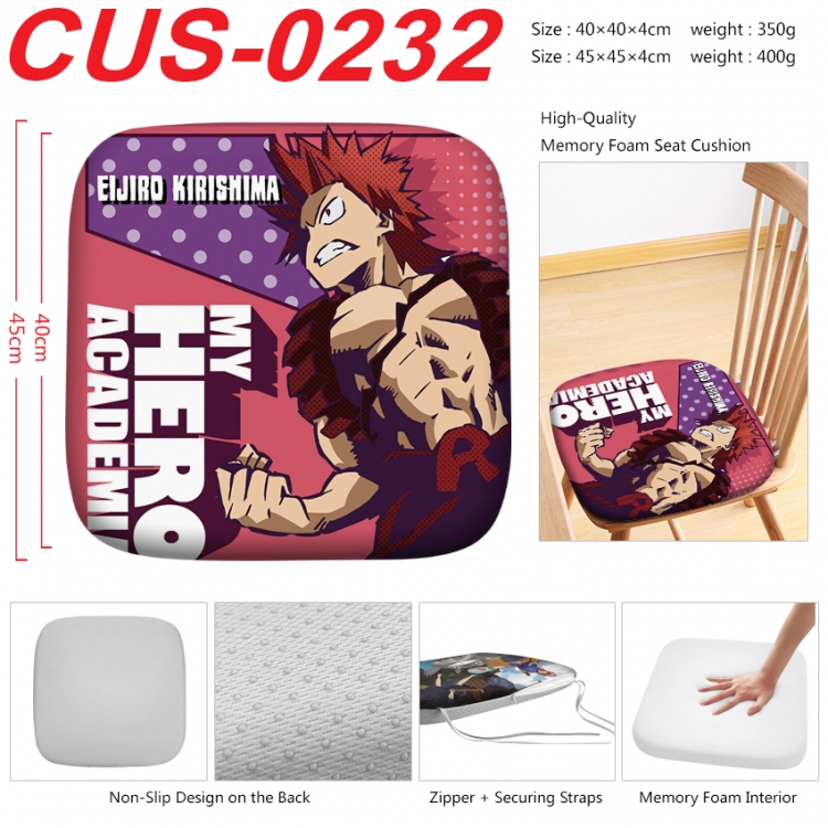 My Hero Academia Anime full-color pressure cushion 45x45x4cm CUS-0232