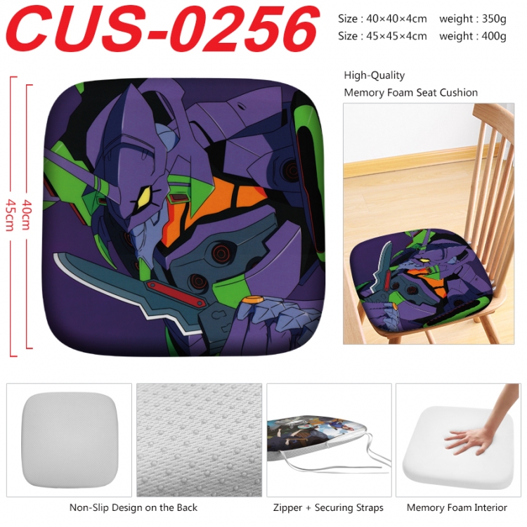 EVA Anime full-color pressure cushion 45x45x4cm CUS-0256