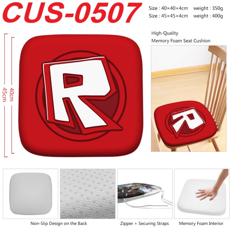 Roblox Anime full-color pressure cushion 45x45x4cm  CUS-0507