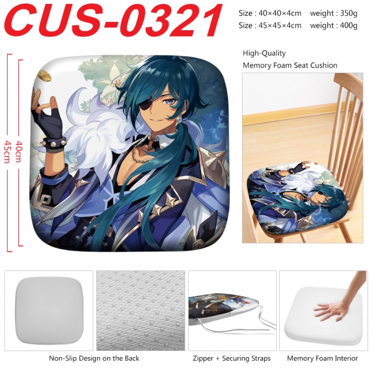 Genshin Impact Anime full-color pressure cushion 45x45x4cm CUS-0321