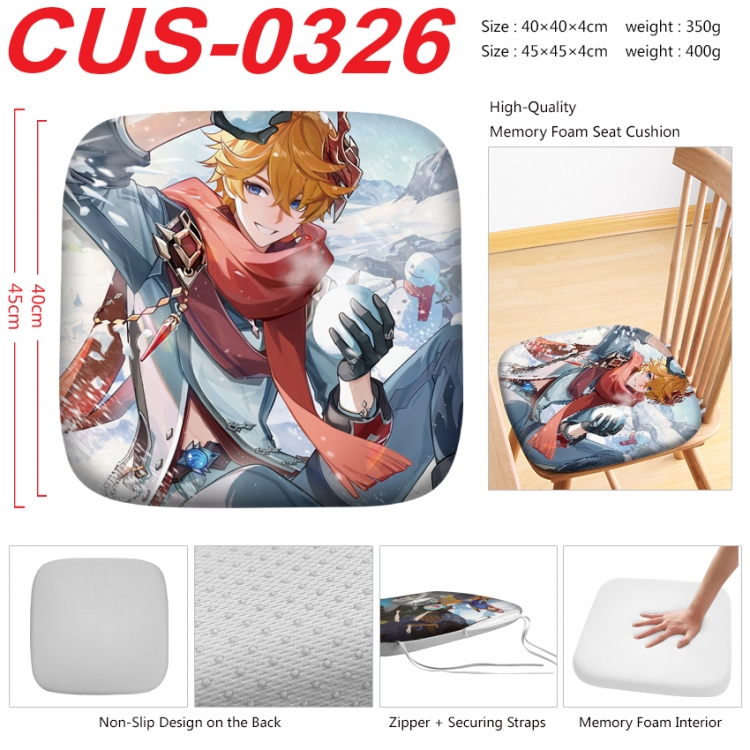 Genshin Impact Anime full-color pressure cushion 45x45x4cm CUS-0326