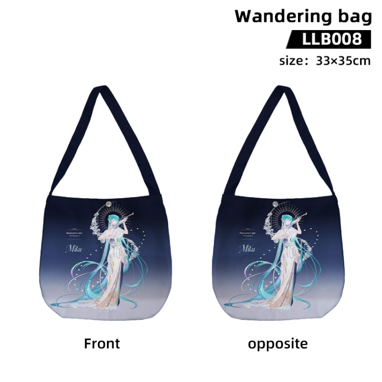 Hatsune Miku Anime wandering bag handbag 33x35cm LLB008