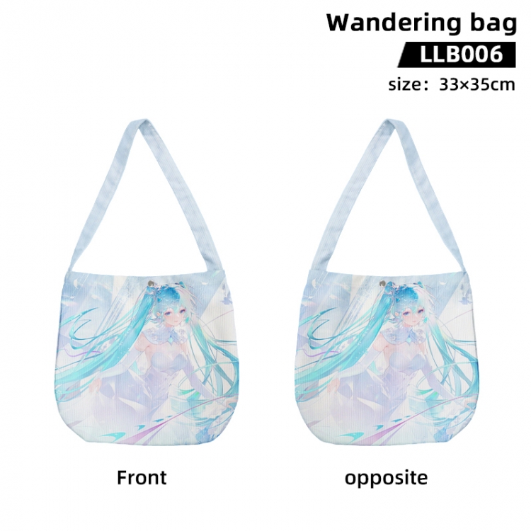 Hatsune Miku Anime wandering bag handbag 33x35cm LLB006