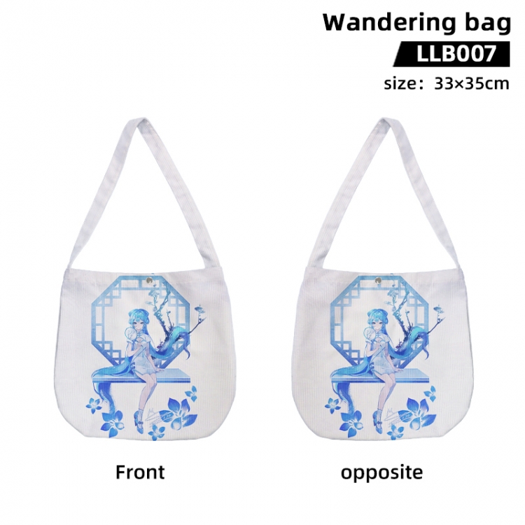 Hatsune Miku Anime wandering bag handbag 33x35cm LLB007