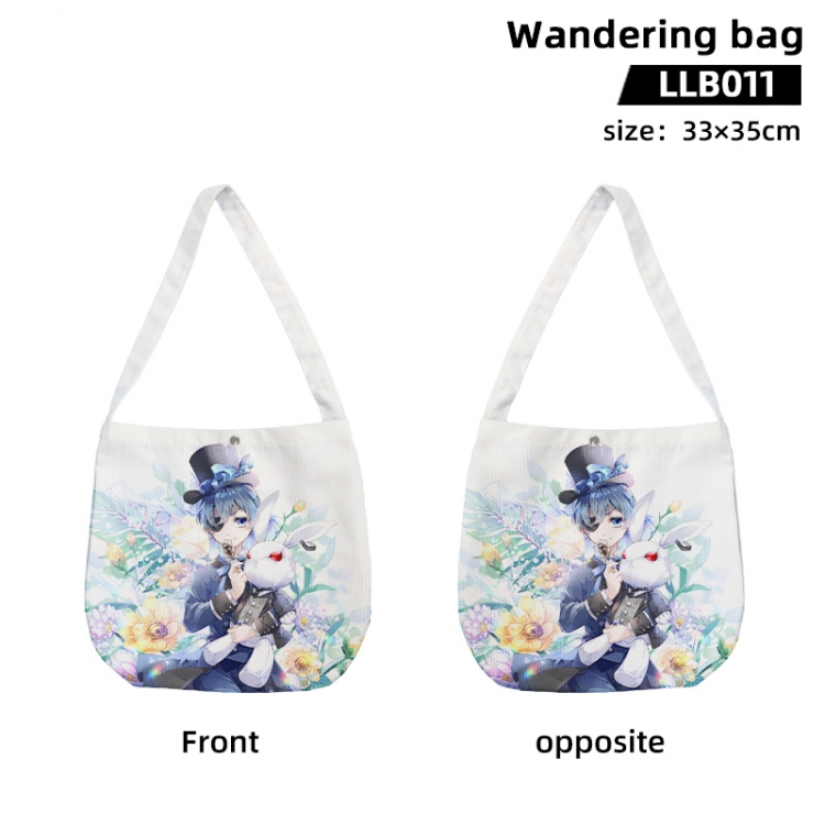 Kuroshitsuji Anime wandering bag handbag 33x35cm LLB011