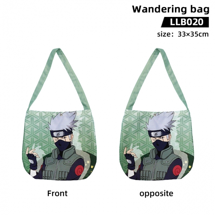 Naruto Anime wandering bag handbag 33x35cm LLB020