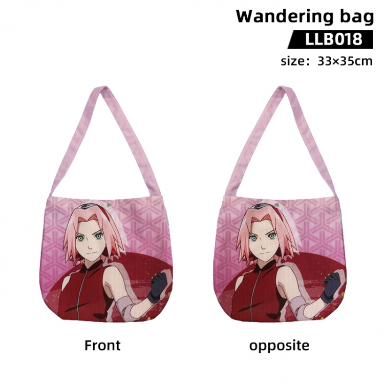 Naruto Anime wandering bag handbag 33x35cm LLB018