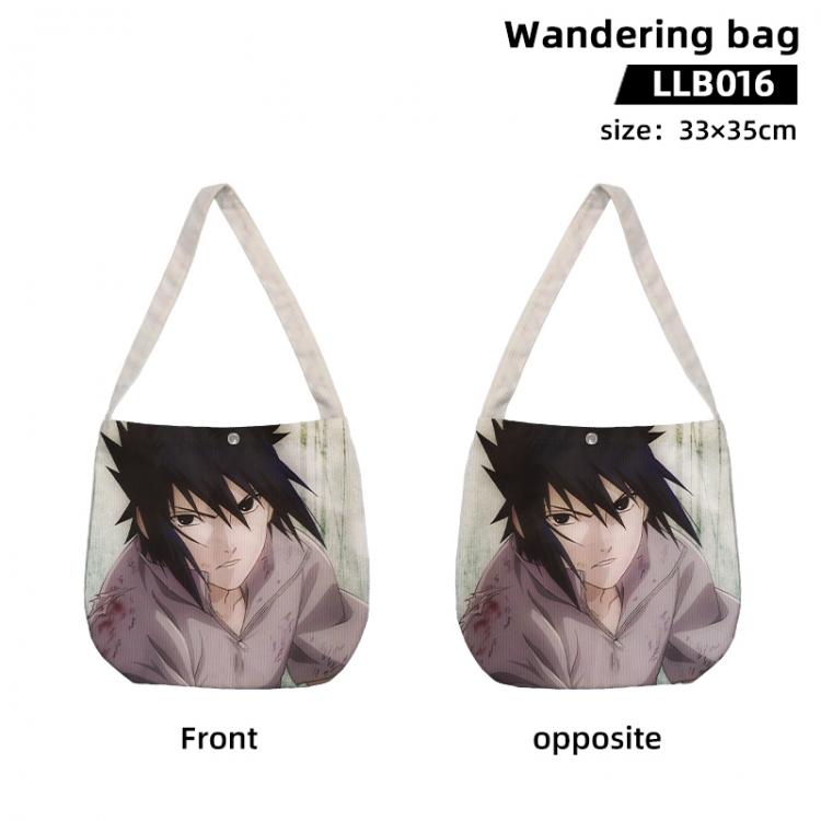 Naruto Anime wandering bag handbag 33x35cm LLB016