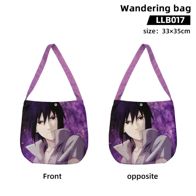 Naruto Anime wandering bag handbag 33x35cm LLB017