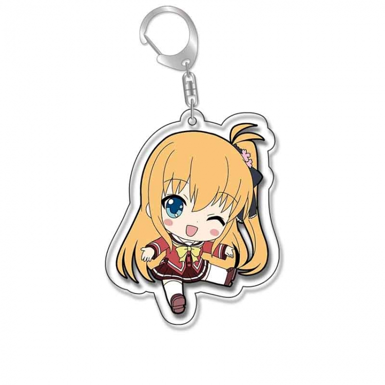 Charlotte Anime Acrylic Keychain Charm price for 5 pcs 17523