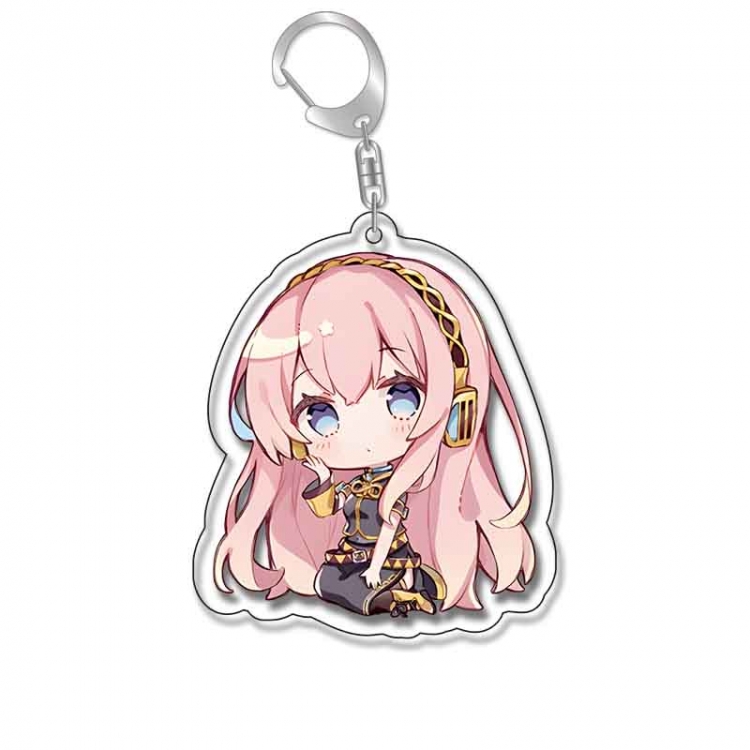 Hatsune Miku Anime Acrylic Keychain Charm price for 5 pcs 17529