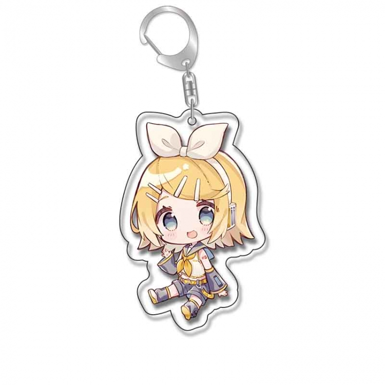 Hatsune Miku Anime Acrylic Keychain Charm price for 5 pcs 17531