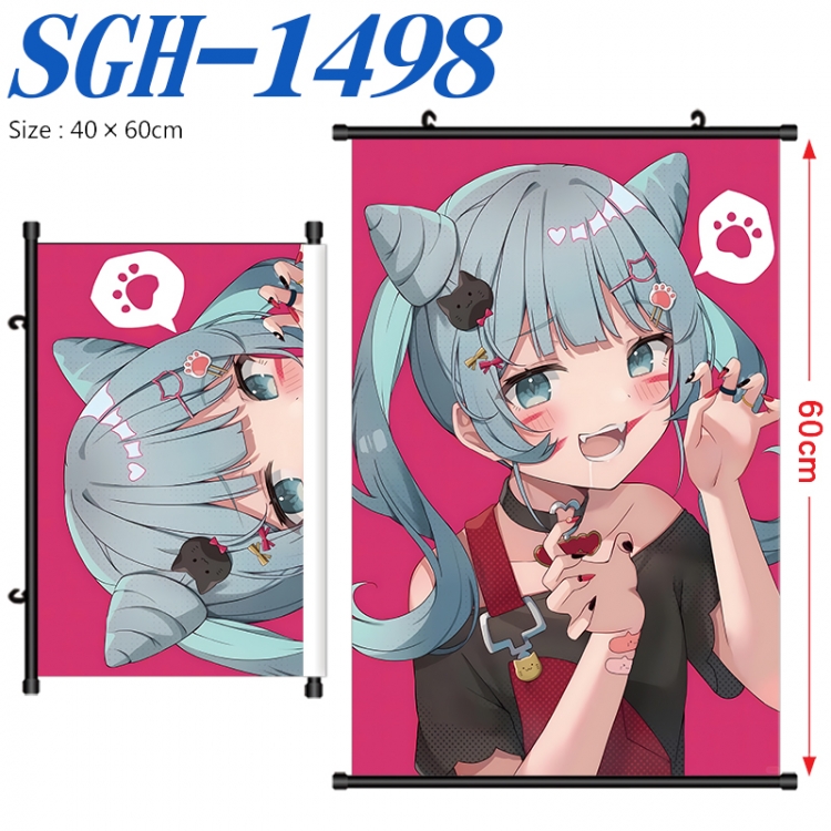 Hatsune Miku Anime digital printed pole style hanging picture Wall Scroll 40x60cm SGH-1498