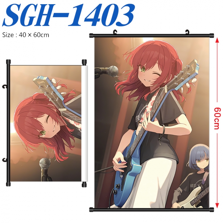 BOCCHI THE ROCK! Anime digital printed pole style hanging picture Wall Scroll 40x60cm SGH-1403