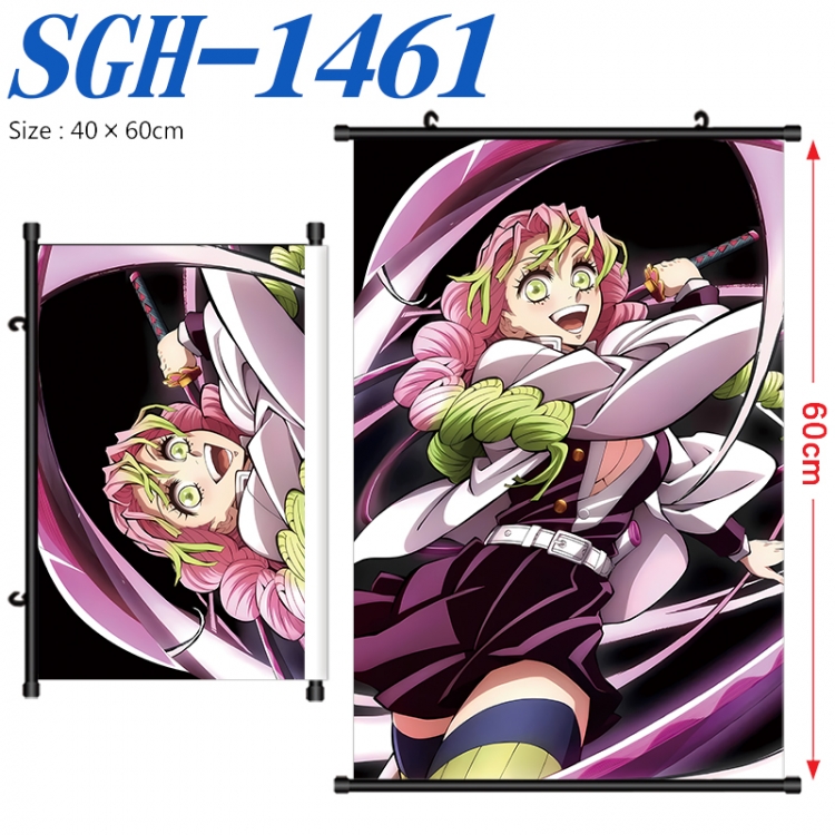 Demon Slayer Kimets Anime digital printed pole style hanging picture Wall Scroll 40x60cm SGH-1461