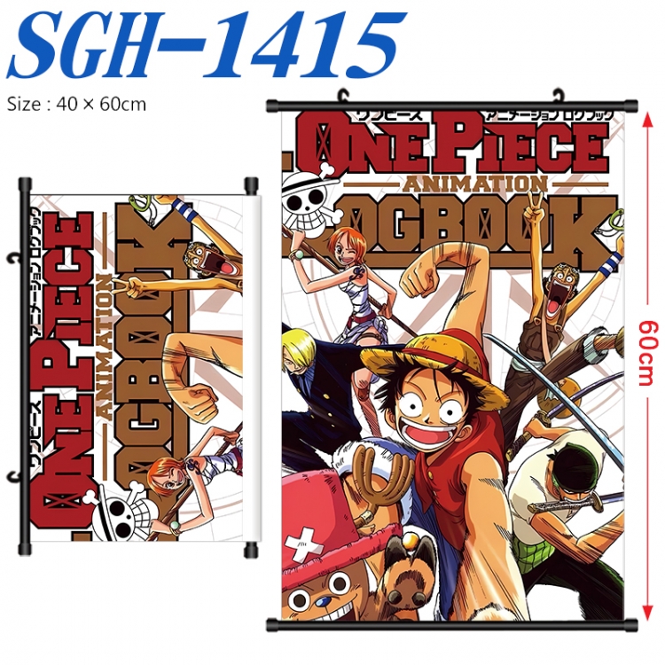 One Piece Anime digital printed pole style hanging picture Wall Scroll 40x60cm SGH-1415