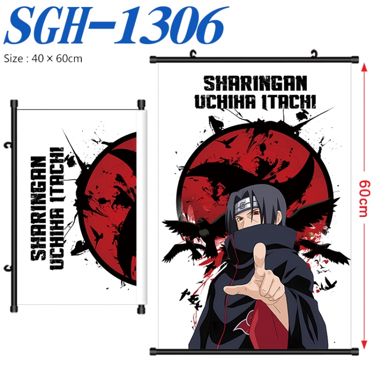 Naruto Anime digital printed pole style hanging picture Wall Scroll 40x60cm SGH-1306