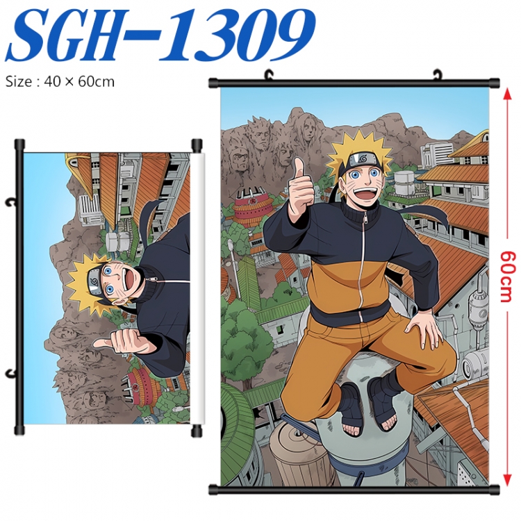 Naruto Anime digital printed pole style hanging picture Wall Scroll 40x60cm SGH-1309