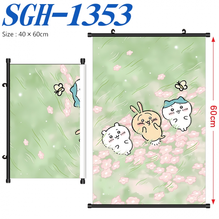 Chiikawa Anime digital printed pole style hanging picture Wall Scroll 40x60cm SGH-1353