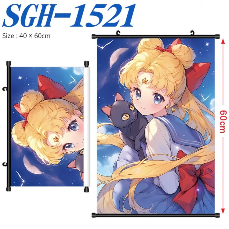 sailormoon Anime digital printed pole style hanging picture Wall Scroll 40x60cm SGH-1521