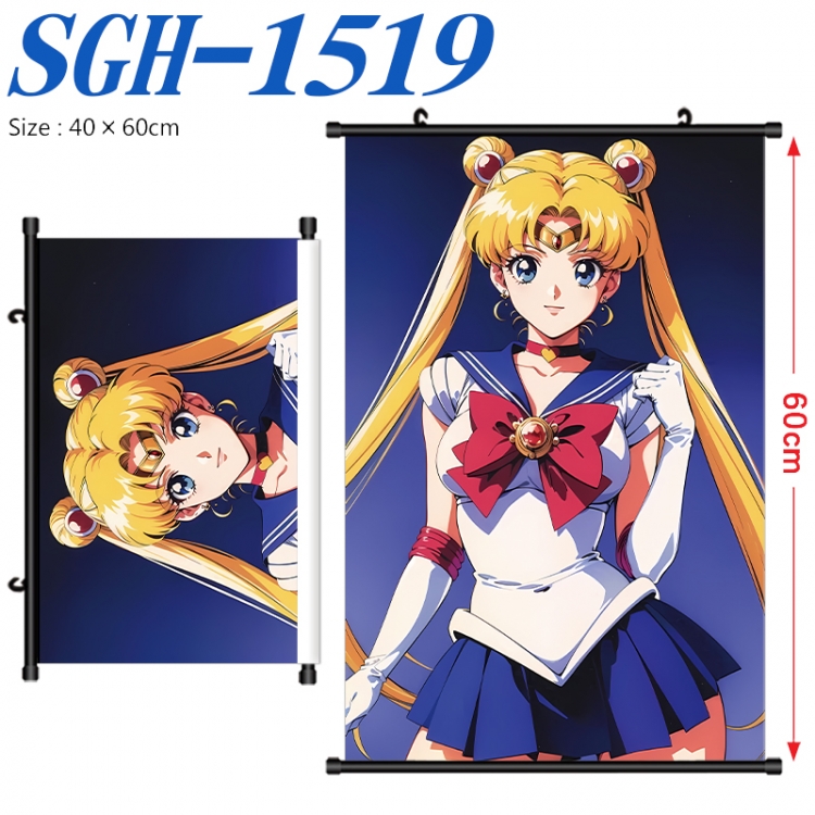 sailormoon Anime digital printed pole style hanging picture Wall Scroll 40x60cm SGH-1519