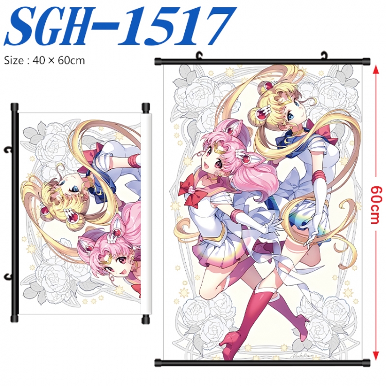 sailormoon Anime digital printed pole style hanging picture Wall Scroll 40x60cm SGH-1517 动