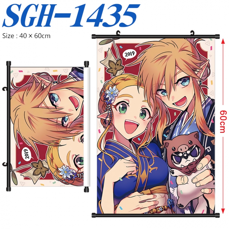 The Legend of Zelda Anime digital printed pole style hanging picture Wall Scroll 40x60cm SGH-1435