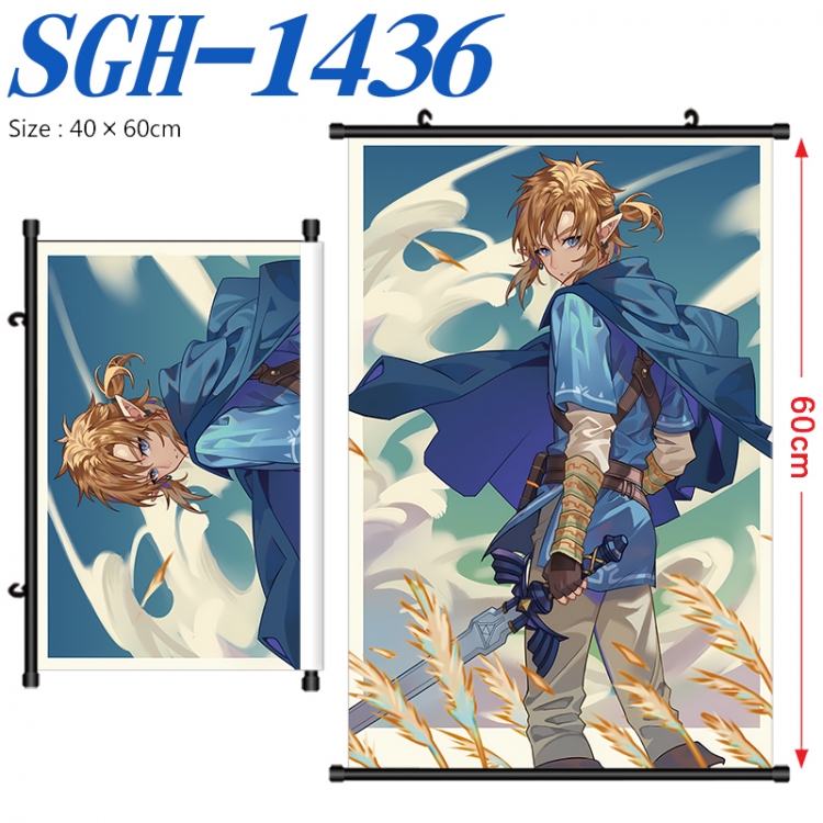 The Legend of Zelda Anime digital printed pole style hanging picture Wall Scroll 40x60cm SGH-1436