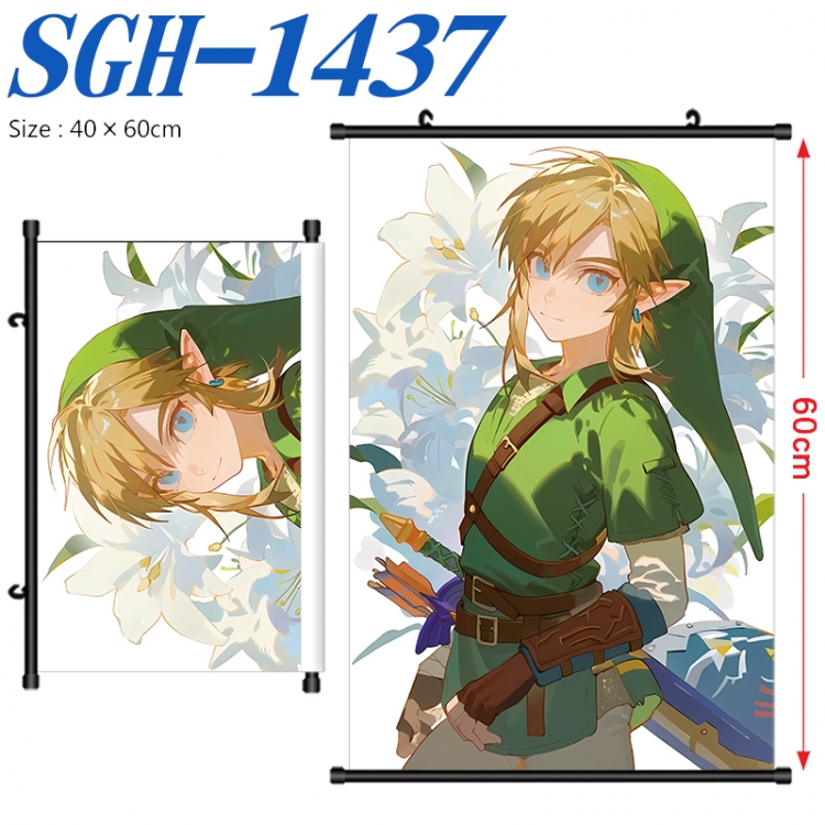 The Legend of Zelda Anime digital printed pole style hanging picture Wall Scroll 40x60cm SGH-1437