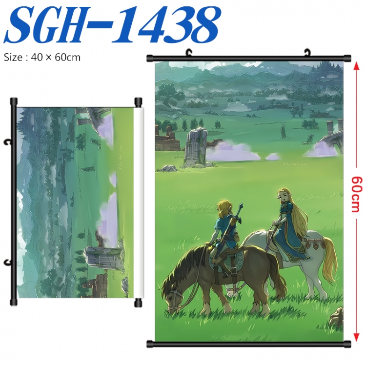 The Legend of Zelda Anime digital printed pole style hanging picture Wall Scroll 40x60cm SGH-1438