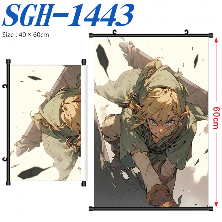 The Legend of Zelda Anime digital printed pole style hanging picture Wall Scroll 40x60cm SGH-1443