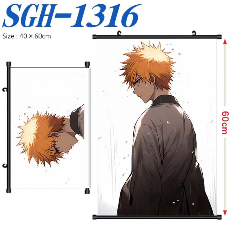 Bleach Anime digital printed pole style hanging picture Wall Scroll 40x60cm  SGH-1316